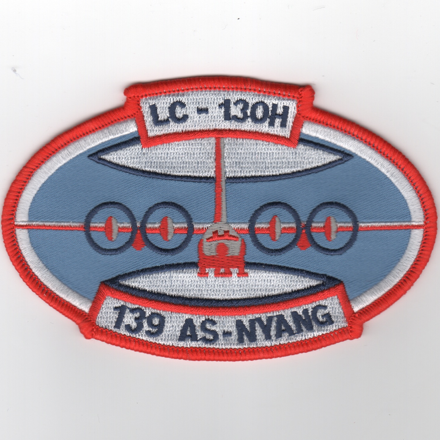 139th ALS/NYANG - Oval Patch (Lt. Blue)