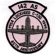 142nd ALS 45th Anniversary Patch