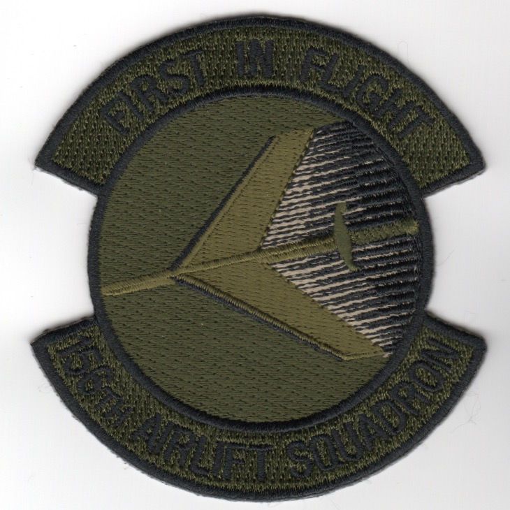 156th Airlift Squadron Patch (ODG Outer/ODG Center)