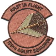156th Airlift Squadron Patch (Des Outer/Des Inner)