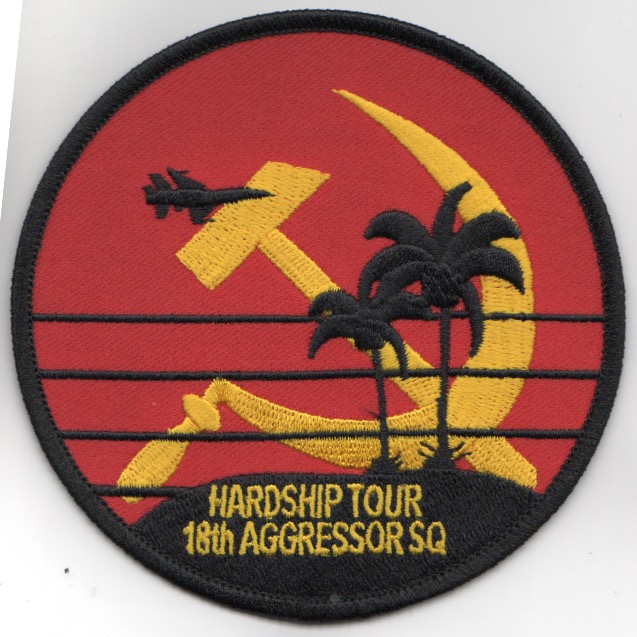 18th Aggressor 'HARDSHIP TOUR' Patch (RED)