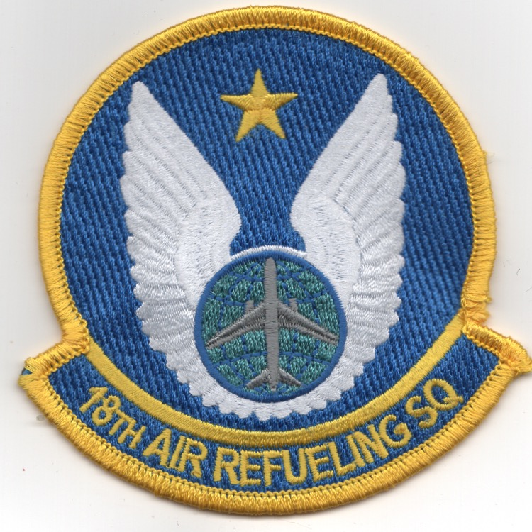 18th Air Refueling Sqdn KC-46 Patch (Blue)