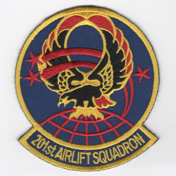 201st Airlift Squadron Patch (Blue)