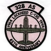328th ALS 45th Anniversary Patch