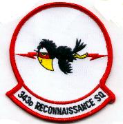 343rd Squadron Patch (Red Border)