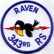 343rd Raven Patch (Blue Border)