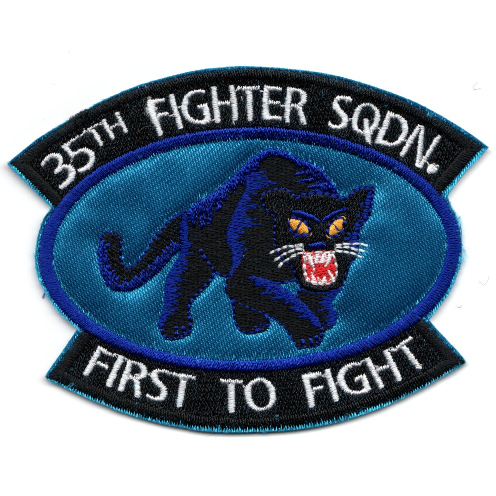 35FS 'FIRST TO FIGHT' (Blue Silk/2-Tabs/K)