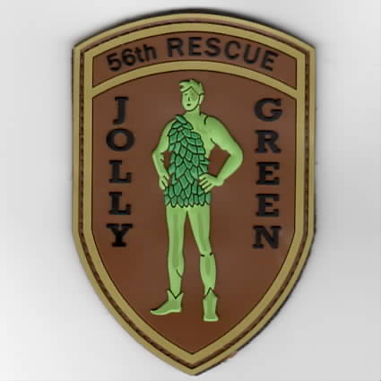 56th Rescue *JOLLY GREEN* Shield (PVC)