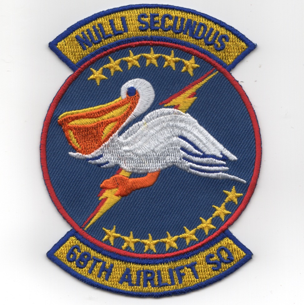 68th Airlift Squadron Patch (Blue)