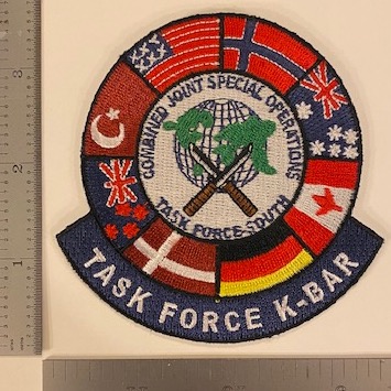 706) TASK FORCE K-BAR Patch