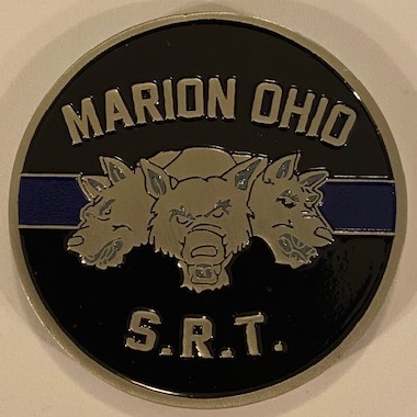 MARION, OH Police Coin (Back)
