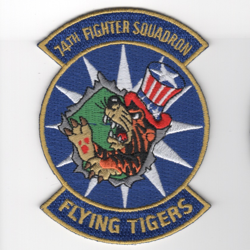 74th Fighter Squadron (Blue/2-Rockers/Green)