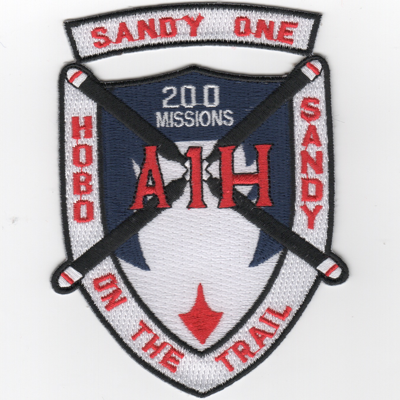 A-1H 'SANDY ONE' 200 Missions Patch
