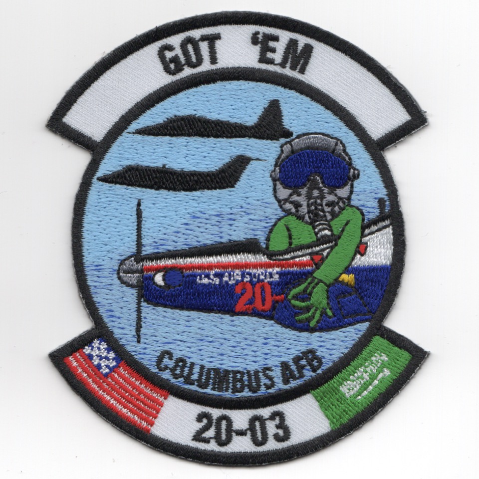 Columbus AFB Class 20-03 'GOT EM' Patch