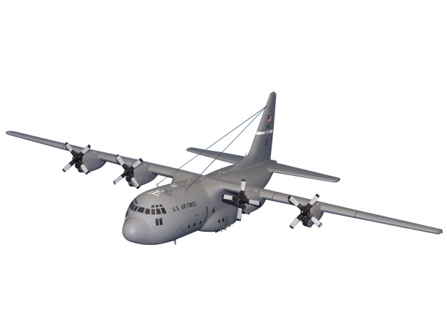 C-130 '55OG' Aircraft (Large Model)