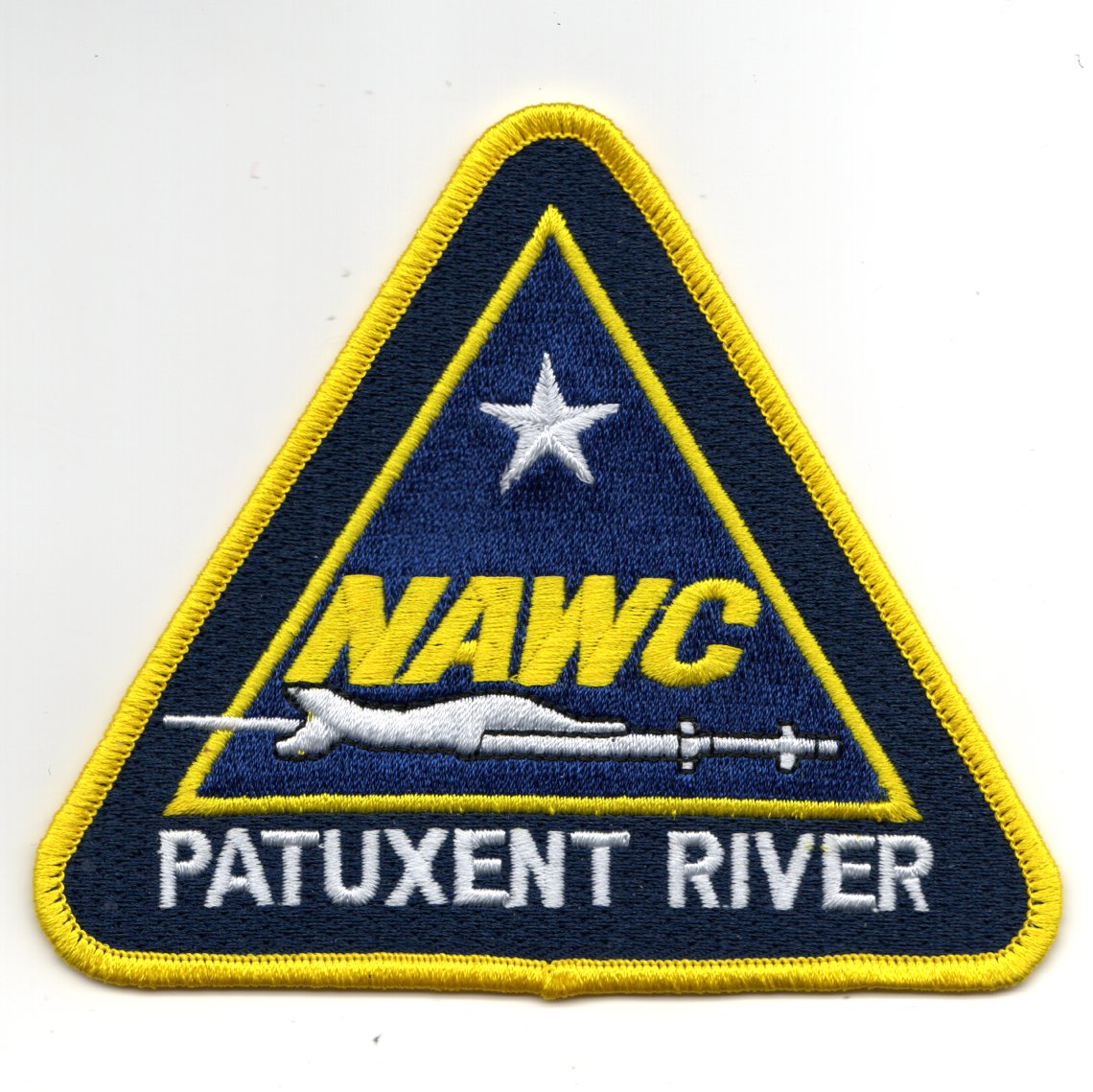 NAWC PAX RIVER F-16 (Tri/Blue/Yellow Border)