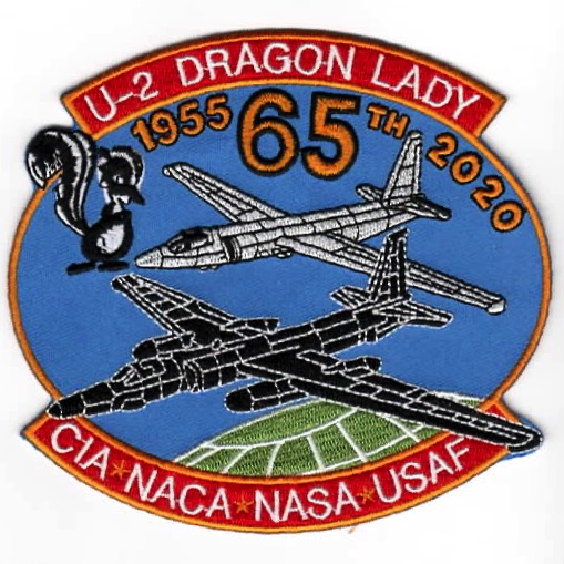 U-2 65th Anniversary Patch (Large/Oval)