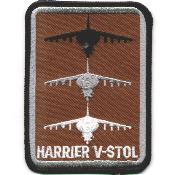 Harrier V/STOL A/C Patch (Rect/Des)