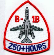B-1 250 Hours Patch