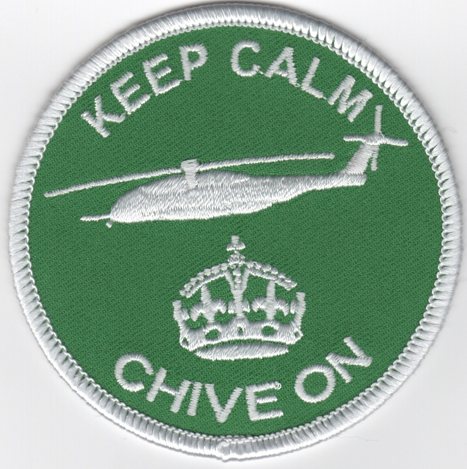 'Keep Calm, Chive On' Patch