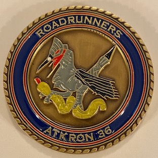 A-6E / VA-36 'ROAD RUNNERS' Coin (Front)