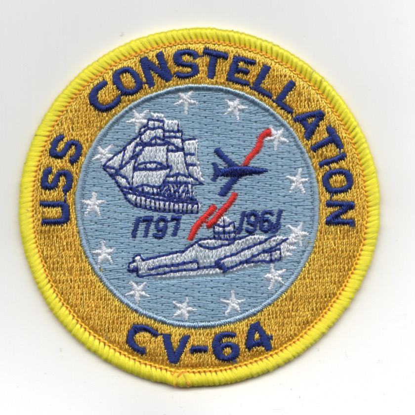 USS Constellation (CV-64) Ship Patch (Med)