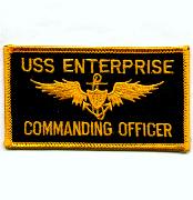 USS Enterprise (CVN-65) CO Nametag