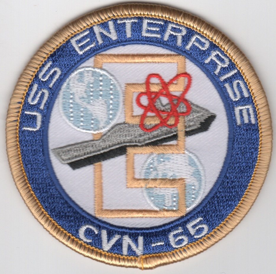 USS Enterprise (CVN-65) Ship Patch (Small)