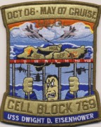 CVN-69/CVW-7 2007 'Cell Block' Cruise Patch