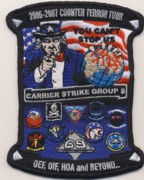CVN-69 2006-2007 *UNCLE SAM* OEF/OIF Patch