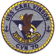 USS Carl Vinson (CVN-70) Ship Patch