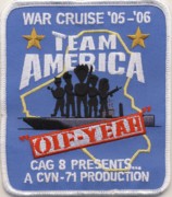 CVN-71 OEF 2006 'Team America' Cruise Patch