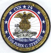 USS John C. Stennis (CVN-74) Ship Patch