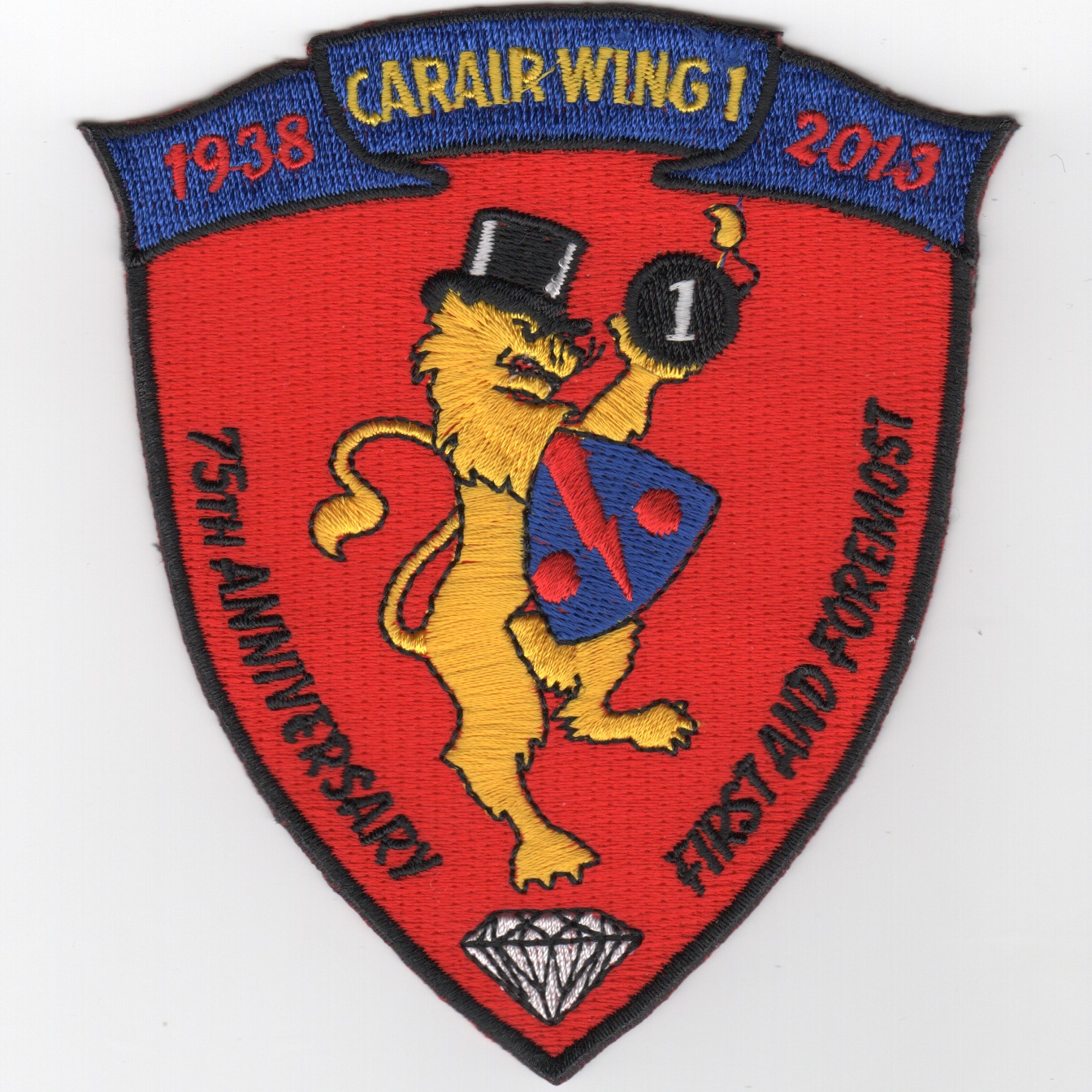 CVW-1 75th Anniversary (Red Shield)