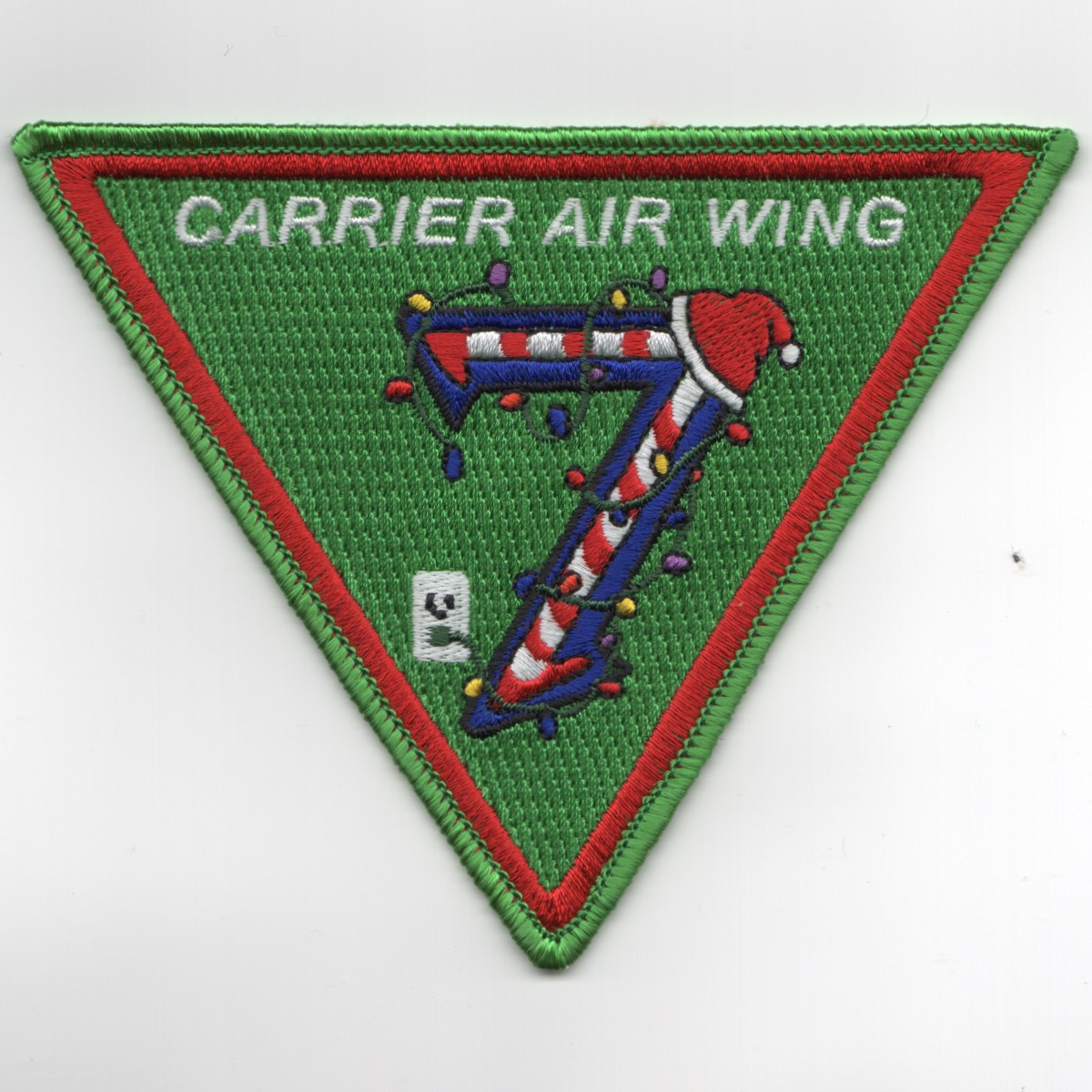 CVW-7 'CHRISTMAS' Patch (Green)
