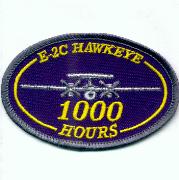 E-2C Hawkeye 1000 Hours Patch (Blue)