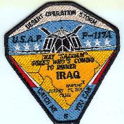 F-117A Desert Storm 'Coming to Dinner' Patch