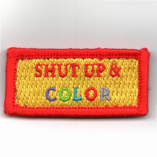 FSS - 109ALW 'Shut Up & Color' (YELLOW)