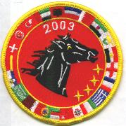 HC-4 'Countries Visited in 2003' (Horse) Patch