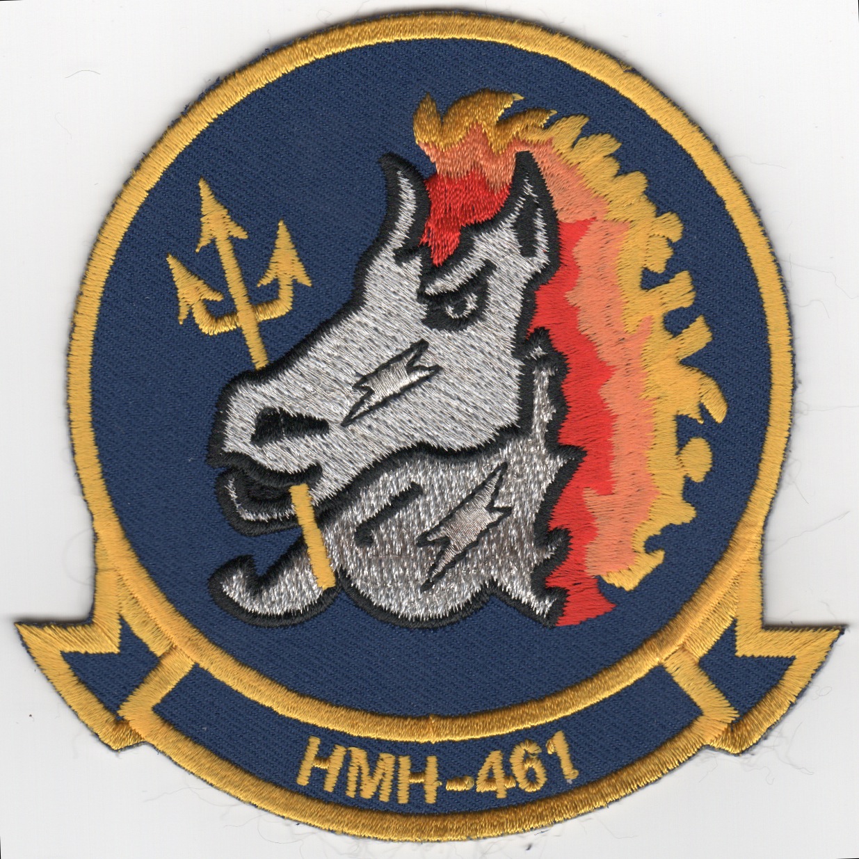 HMH-461 Squadron Patch (Blue/Yellow)