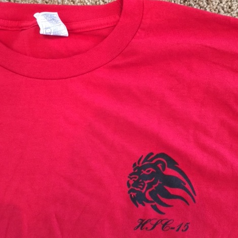 HSC-15 T-shirt (Red/FRONT)