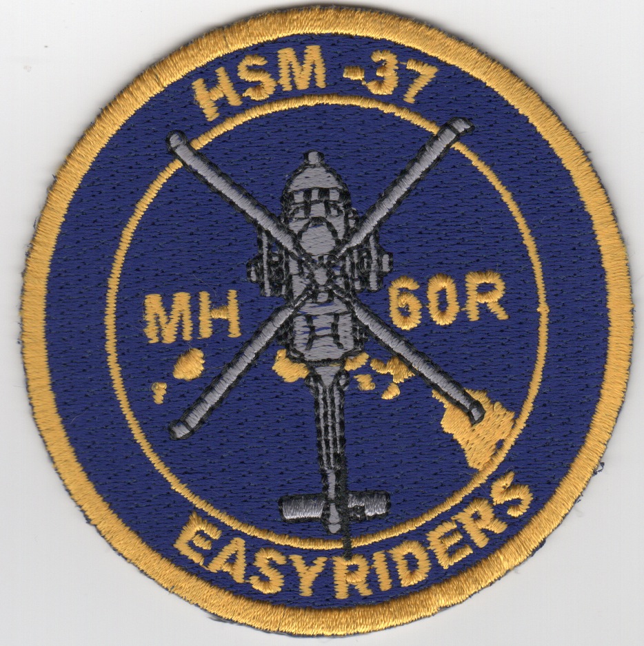 HSM-37 'MH-60R' Easyriders Patch (Fully Embroidered)