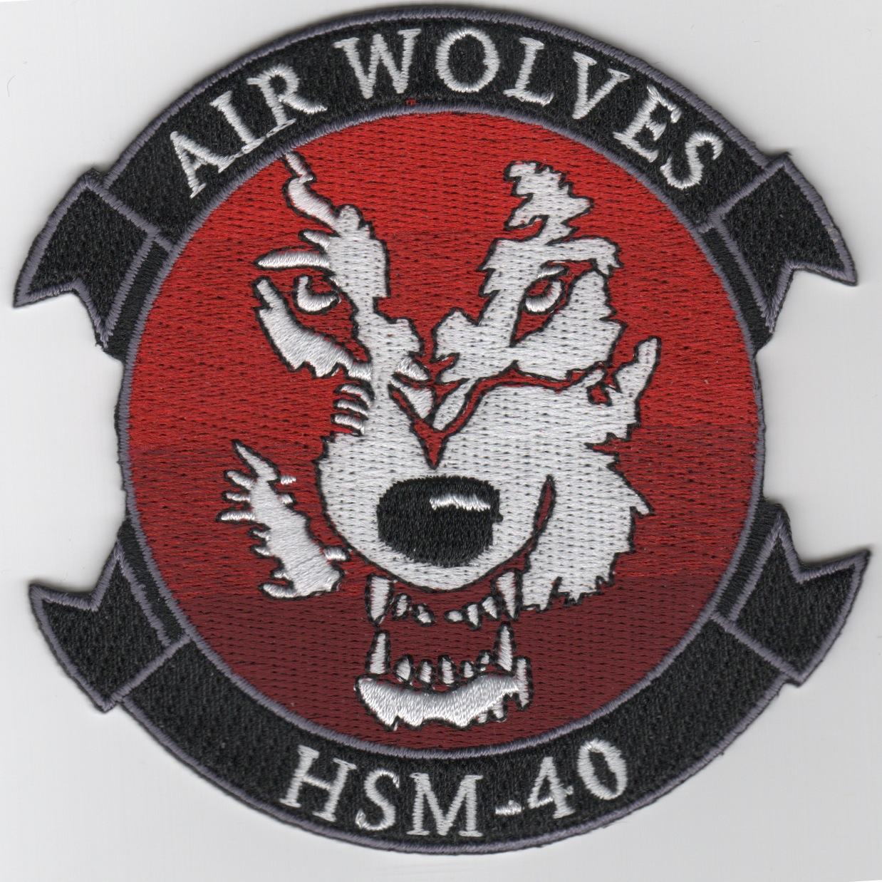 HSM-40 Squadron Patch (Red)