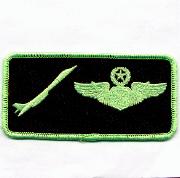 128BS Nametag (Green/WSO Command Wings)