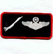 128BS Nametag (Red/WSO Command Wings)