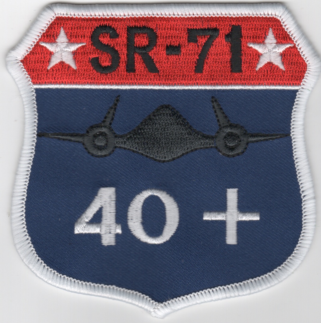 SR-71 '40+' Crest Patch