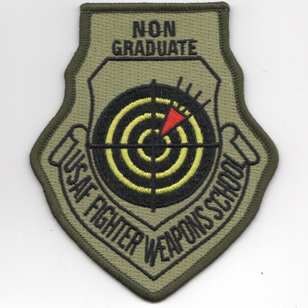 USAF FIGHTER Weapons School NON-Grad Patch (OCP/NO V)