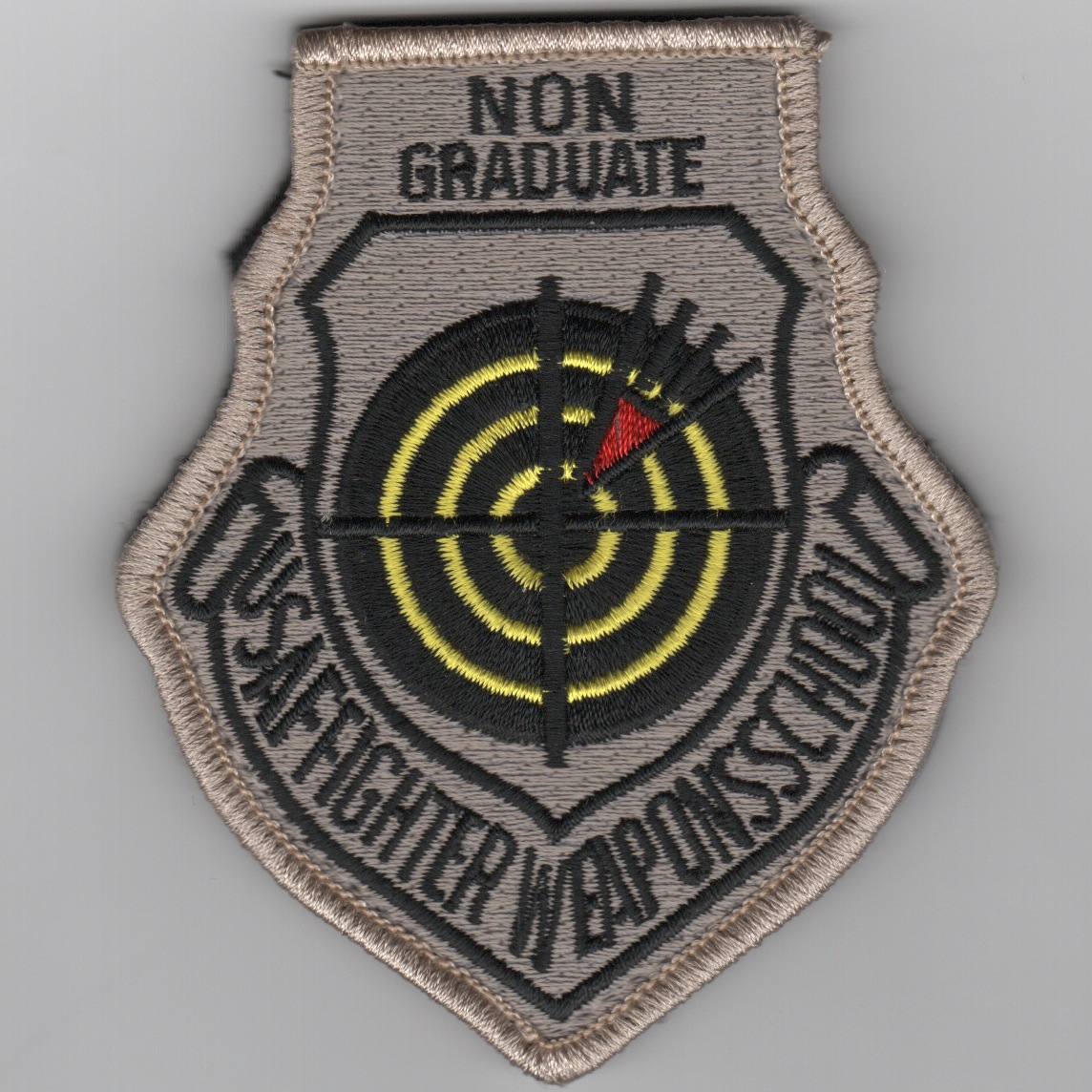 USAF FIGHTER Weapons School NON-Graduate Patch (No Velcro)