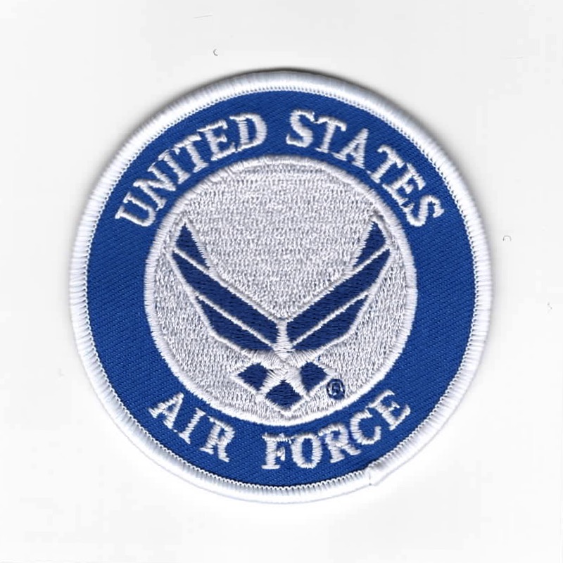 USAF Current LOGO Patch (Round/White/3-in)