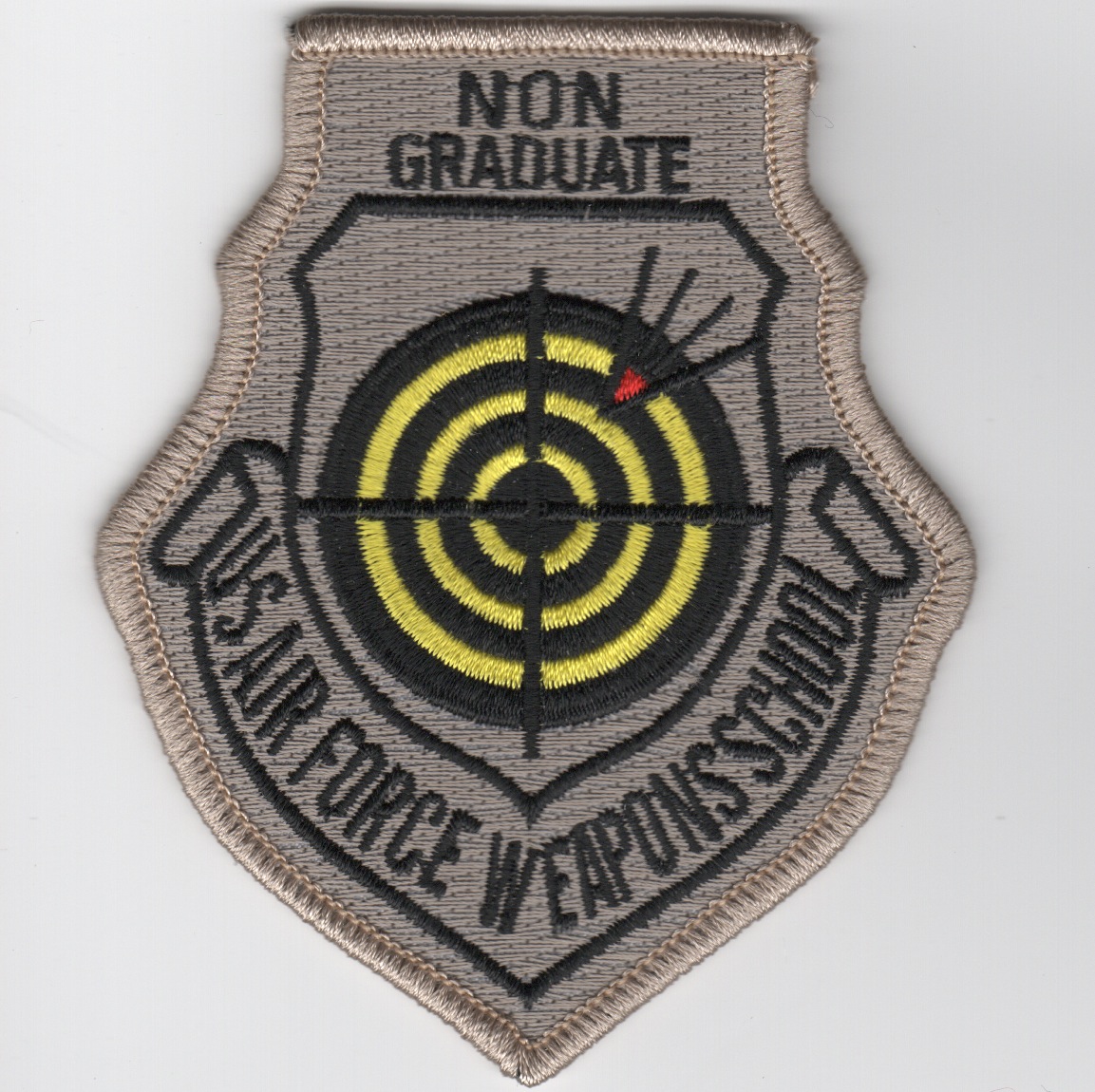 USAF Weapons School NON-Graduate Patch (No Velcro)
